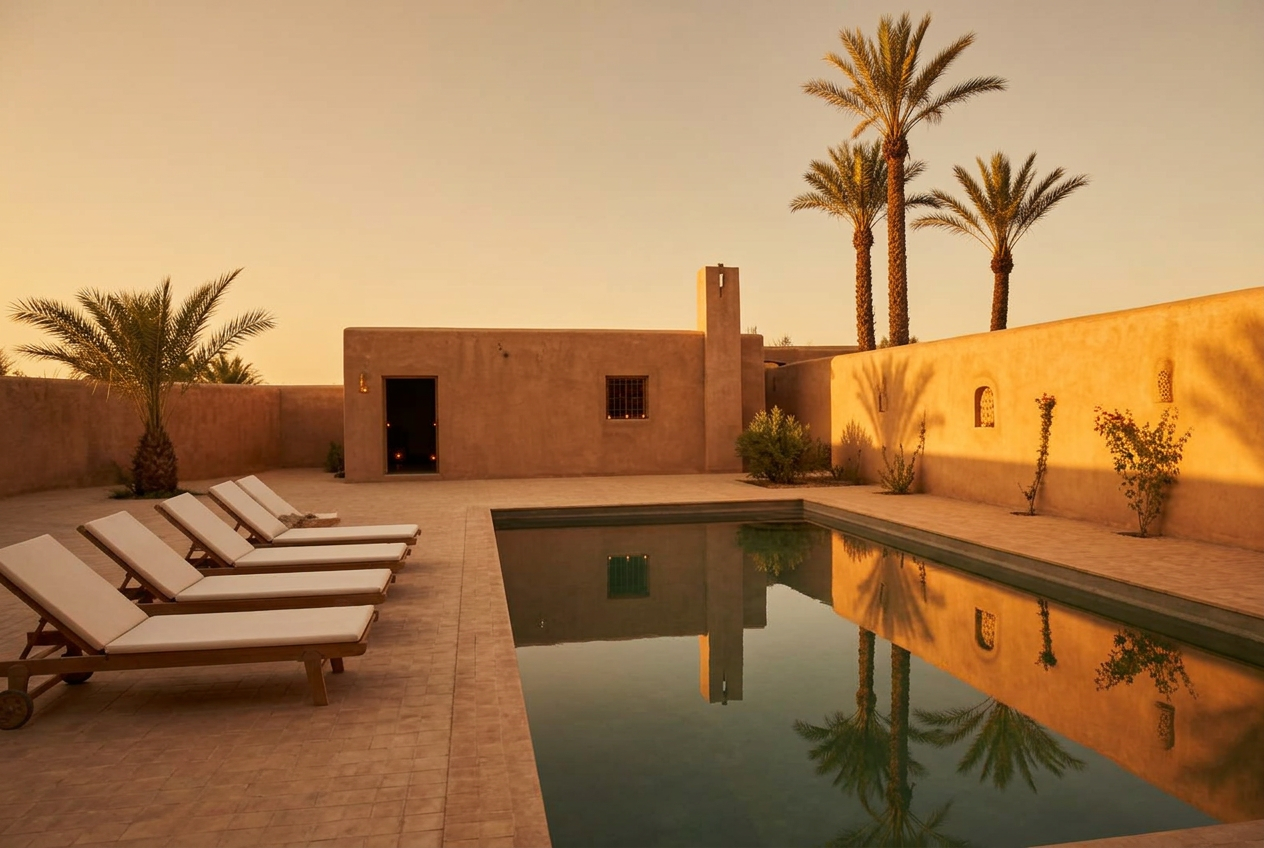 Enhanced still — desert villa pool