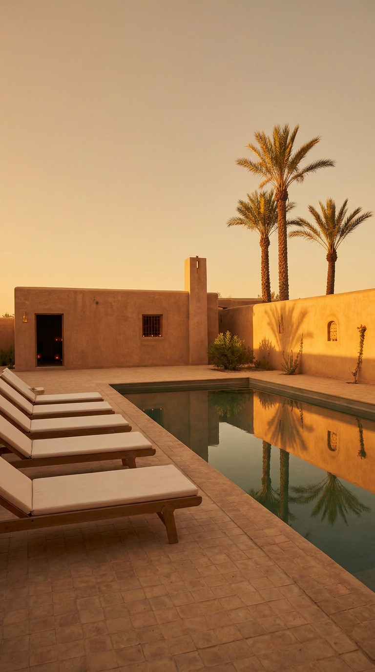 Reel / ad crop — desert villa pool