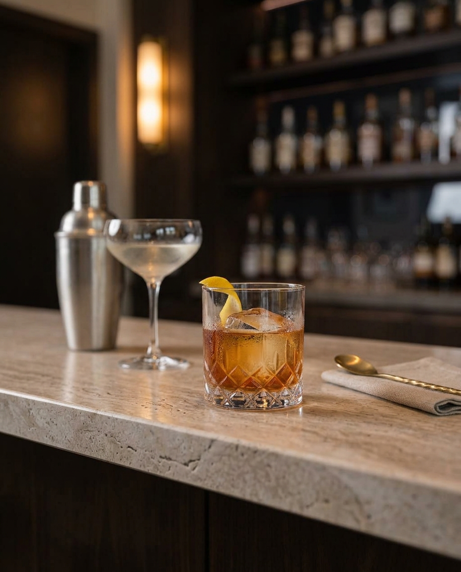 02 — Detail — modern boutique hotel bar