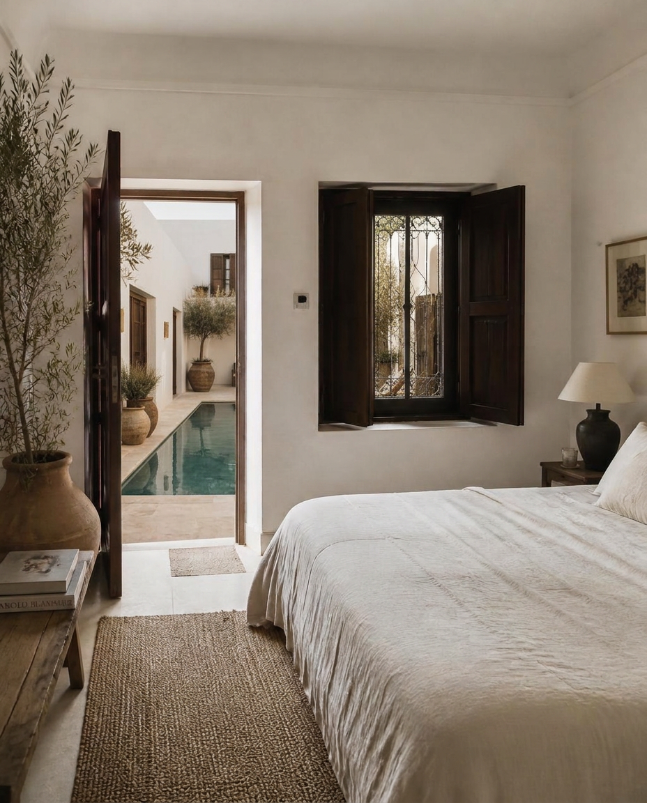 04 — Interior — tropical courtyard villa